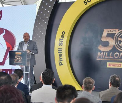 Participa Presidente Municipal de Silao en celebración de la llanta 50 millones de Pirelli