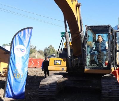 Arranca Gobernado puente vehicular en Irapuato