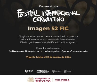 Convoca FIC a estudiantes guanajuatenses para crear la imagen de su 52 edición