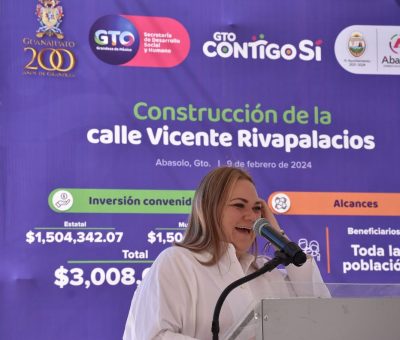 Inauguran Calle Vicente Rivapalacios en Col. San Juan