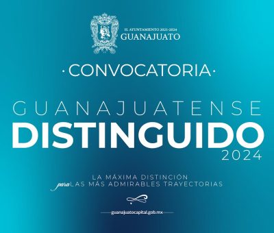 Emiten convocatoria para elegir a las 3 personas que serán condecoradas con el galardón Guanajuatense Distinguido