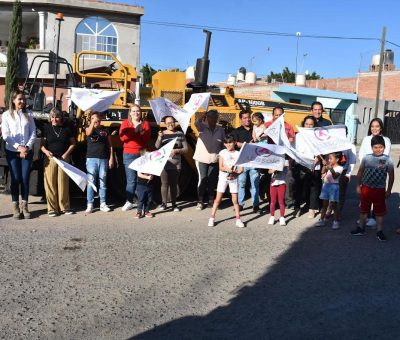 Rehabilitan Boulevard Cuitzeo en Abasolo