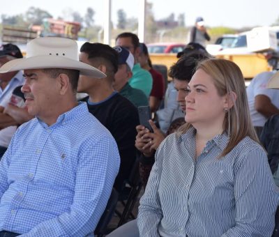 Entregan alimento para ganado porcino en Abasolo