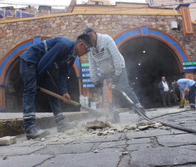 Suman más de 6 mil metros cuadrados de lo bien hecho en bacheo y reparación vial