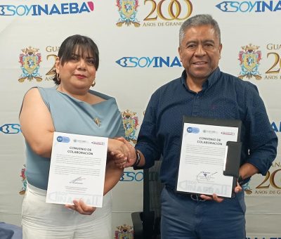 AMEXME capítulo Silao Romita, firman convenio con INAEBA