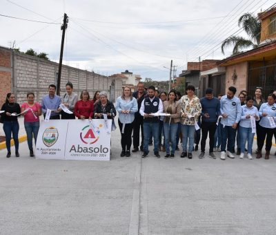 Inauguración de Calle Rayón Oriente en Cabecera Municipal