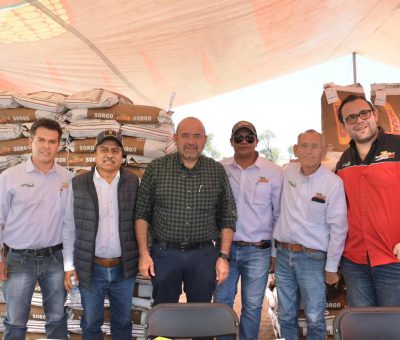 Más de 92 comunidades y 581 agricultores fueron beneficiados con el programa de Apoyo de Insumos Agrícolas en Silao de la Victoria