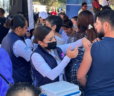 Reporta Jurisdicción VI un 89% de avance en la aplicación de vacuna contra la influenza