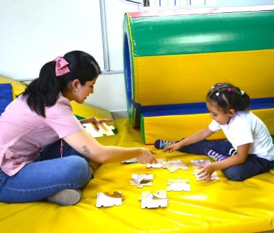 SSG ofrece servicios de estimulación temprana en el CEREDI de Guanajuato