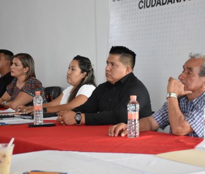 Sesiona Consejo de participación ciudadana en Seguridad