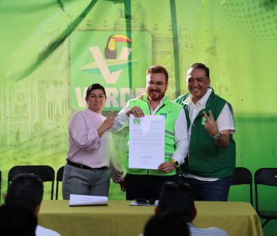 Partido Verde de Guanajuato toma protesta a candidatos para diputaciones locales