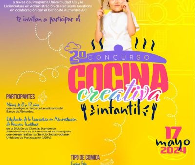 DCEA será sede del 2° Encuentro de Cocina Creativa BAG-UG en su edición infantil