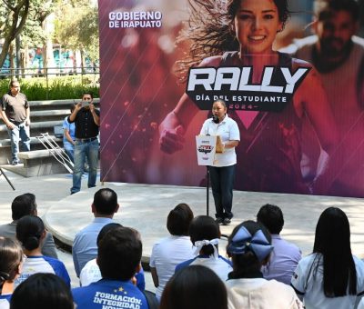 Celebran con Rally Día del Estudiante