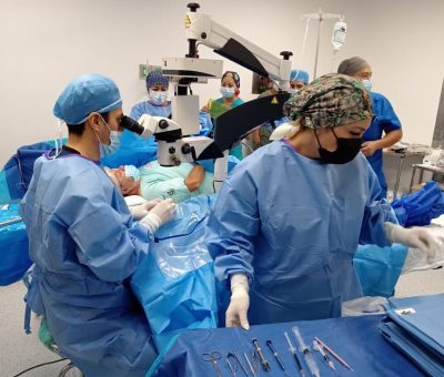 Beneficia IMSS Guanajuato a 149 personas derechohabientes con Jornada de Cirugía de Catarata en Celaya