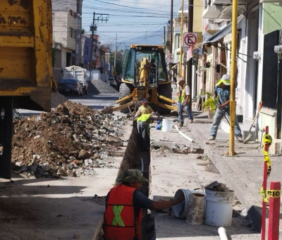 Cortazar, rehabilitación de líneas de alimentación de casi 800 tomas domiciliarias