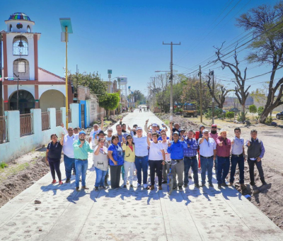 Supervisión de los trabajos en las colonias El Pípila y Camino Antiguo a la Estación