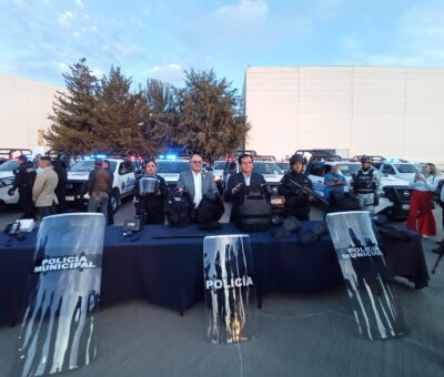 Entregan equipo táctico a Policía Municipal de Celaya