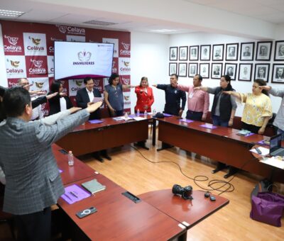 INSTALAN GRUPO INTERINSTITUCIONAL PAR ATENDER ALERTA POR VIOLENCIA DE GÉNERO CONTRA LAS MUJERES, EN CELAYA