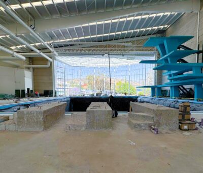 Avanza rehabilitación del Centro Acuático de Valenciana