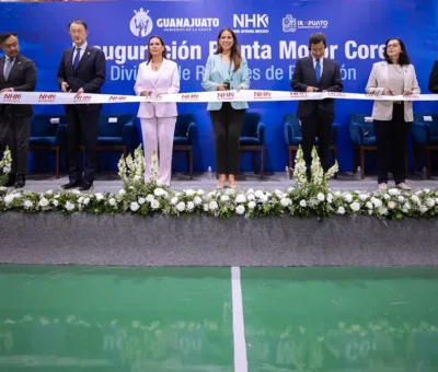 Inaugura Gobernadora planta Motor Core de NHK Spring México en Irapuato