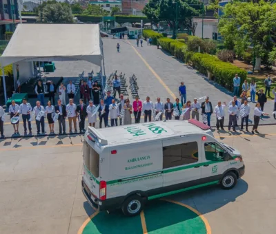 IMSS Guanajuato da banderazo de salida a 27 nuevas ambulancias