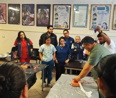 SSG instruye a personal de enfermería de Coroneo, Tarandacuao y Jerécuaro en urgencias.