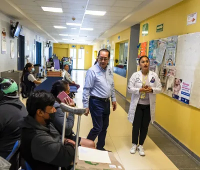 El Secretario de salud supervisa el Centro de Salud con Servicios Ampliados de Valtierrilla.