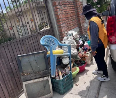SSG  informa jornada de descacharrización en El Saucillo, comunidad de Cuerámaro