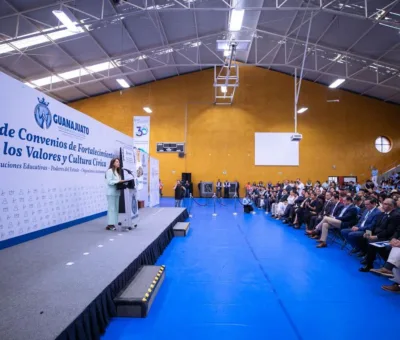 Firma Gobernadora convenio para impulsar la cultura cívica y democrática entre la juventud
