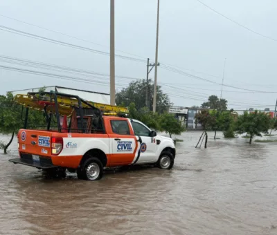 Realizan labores de monitoreo y prevención en diversos puntos de Silao para evitar riesgos por lluvia persistente