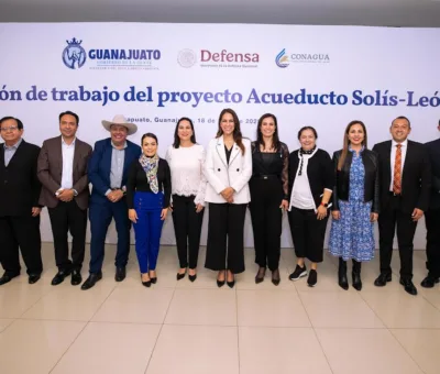 Garantiza Gobierno de la Gente agua para Guanajuato; este año inicia la construcción del Acueducto Solís-León