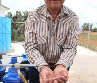 Inician trabajos de rehabilitación de sistema de agua entubada en localidad de Doctor Mora