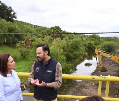Implementan limpieza y mantenimiento en ríos y canales de Irapuato