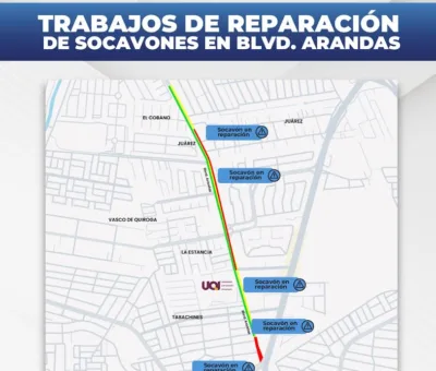 ATENCIÓN OPORTUNA A SOCAVONES PRIORIZA LA SEGURIDAD EN ARANDAS
