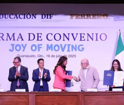 Firma Gobernadora convenio por el desarrollo de la niñez en Guanajuato