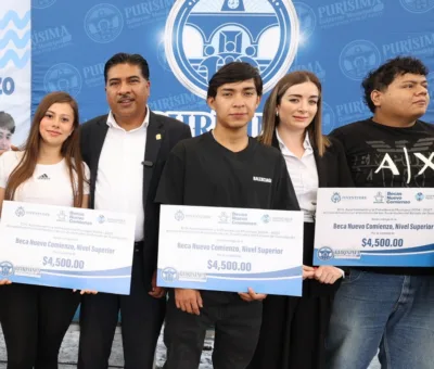 Purísima y Estado incentivan la educación con 104 becas