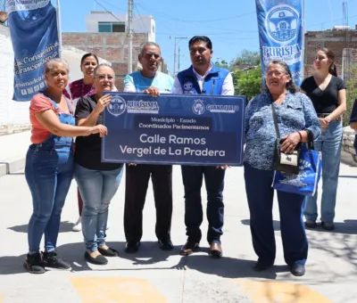 Calle Ramos en Vergel de la Pradera ya está pavimentada