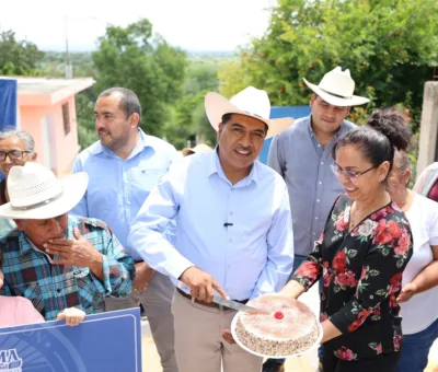 Cañada de Negros celebra pavimentación de calle Arroyo Seco y arranque de obra en calle Alondra