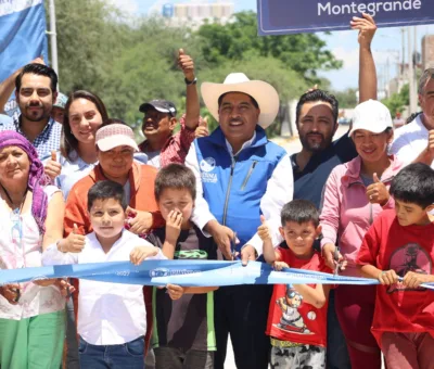 Purísima avanza en pavimentación de calles en Montegrande