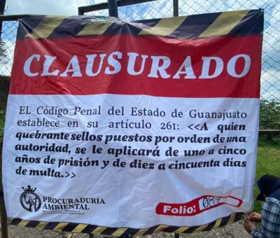 Banco de Material de Salamanca fue clausurado por la PAOT