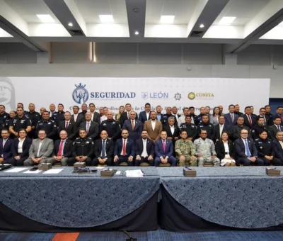 Reconocen a Guanajuato como modelo nacional de coordinación durante Cuarta Sesión Ordinaria de la Comisión Estatal de Secretarios de Seguridad 