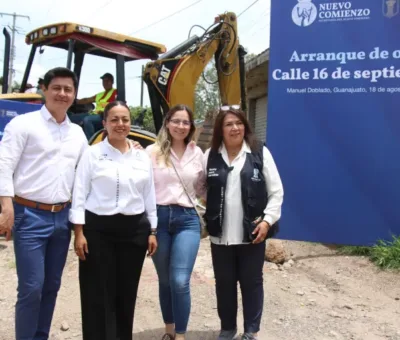 Calles que avanzan, futuro que se construye con el Inicio de las Obras en Violeta y 16 de Septiembre