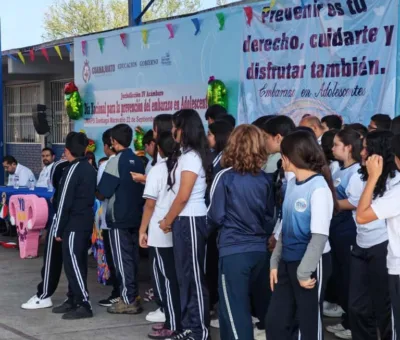 SSG lleva a cabo la Feria preventiva de embarazos en adolescentes en el municipio de Santiago Maravatío