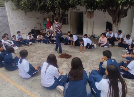 Fomentan conciencia ambiental y agricultura sustentable entre estudiantes guanajuatenses