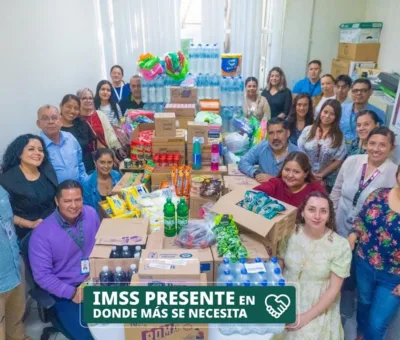 Se solidariza IMSS Guanajuato y envía 10 toneladas en productos a estados afectados por fenómenos naturales