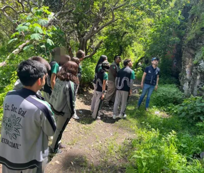 Realiza PAOT recorridos por las ANP 7 Luminarias en Valle de Santiago y La Joya en Yuriria con comunidad educativa