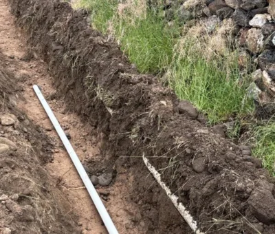 Construyen obras de agua y drenaje para beneficiar la gente de comunidades de Tierra Blanca