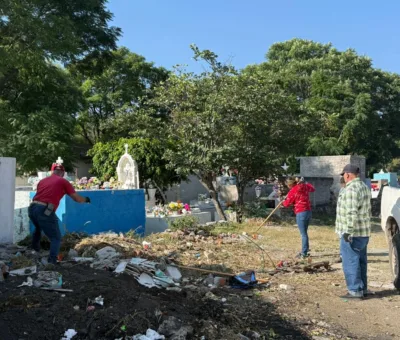 SSG interviene en más panteones en materia de riesgos sanitarios