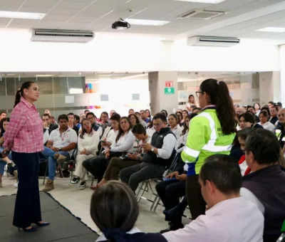 DESTACA LORENA ALFARO PROGRAMAS DE LA ADMINISTRACIÓN CON TRABAJADORES MUNICIPALES  