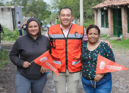 EL ALCALDE MAURICIO ESTEFANÍA DA ARRANQUE A LA OBRA DE RED DE DRENAJE EN LA HUERTA Y BELLAVISTA.